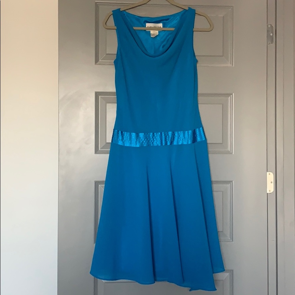 Royal Blue Evan Picone Retro-Inspired Dress